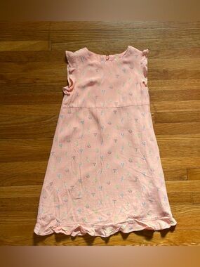 Vintage Rainbow Tag Gymboree Pink Floral 90s Dress Girls 2-4